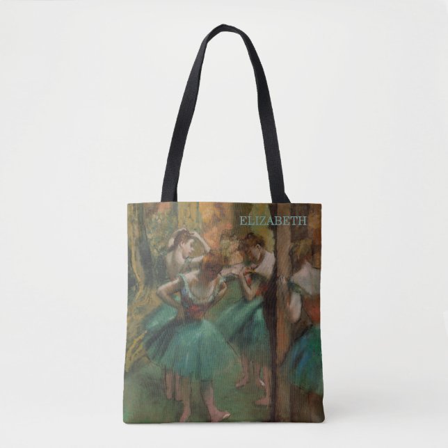 Balletttänzer, Rosa und Grün | Edgar Degas (Vorderseite)