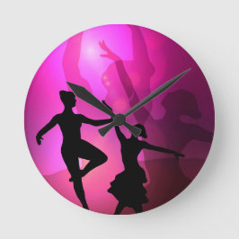 Balletttänzer Runde Wanduhr