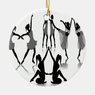 Balletttänzer-Setentwurf Keramikornament