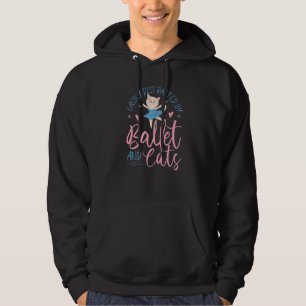Balletttänzer Tanz Mädchen Ballerina Katze Leicht  Hoodie