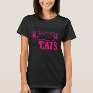 Balletttänzer Tanz Mädchen Ballerina Katze leicht  T-Shirt