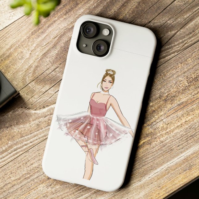 Balletttänzerin, Modeskizze, Case-Mate iPhone Hülle (Von Creator hochgeladen)