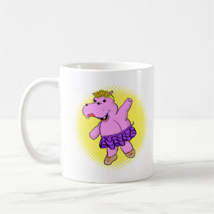 Balletttänzerin Nilpferd mit Tutu Kaffeetasse