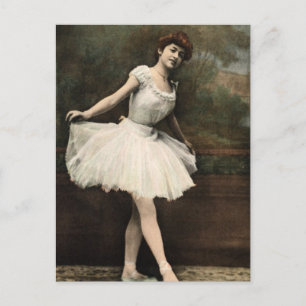 Balletttänzerin Postkarte