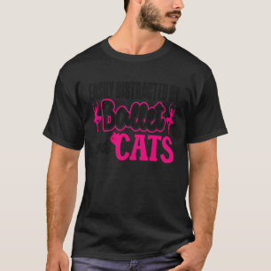 Balletttänzerin Tanz Mädchen Ballerina Katze Leich T-Shirt