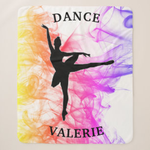 Balletttänzerin Tanz Pastell Wasserfarbe Sherpadecke