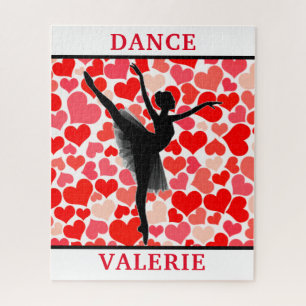 Balletttänzerin Valentinstag Puzzle