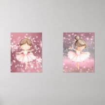 Balletttänzerin-Wandkunst