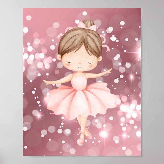 Balletttänzerin-Wandkunstposter Poster (Vorne)
