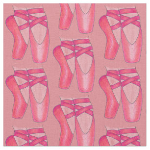 Balletttanzlehrer Ballerina Toe Pointe Shoes Stoff