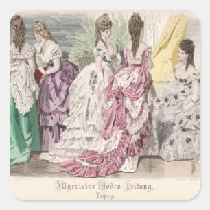 Ballgowns Quadratischer Aufkleber