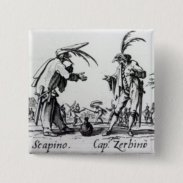 Balli de Sfessania, c.1622 2 Button (Vorderseite)