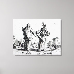 Balli de Sfessania, c.1622 2 Leinwanddruck