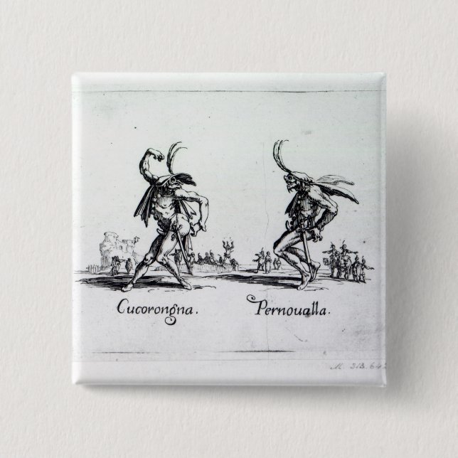 Balli de Sfessania, c.1622 Button (Vorderseite)