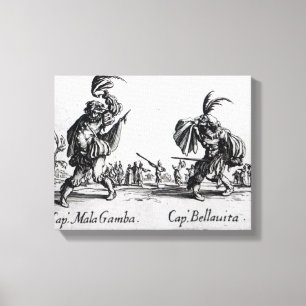 Balli de Sfessania, c.1622 Leinwanddruck