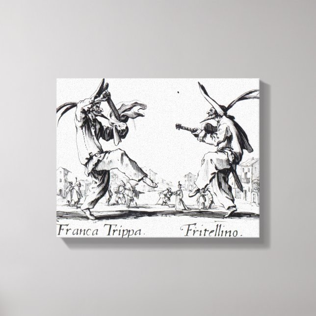 Balli de Sfessania, c.1622 Leinwanddruck (Vorderseite)