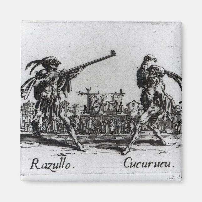 Balli de Sfessania, c.1622 Magnet (Vorne)