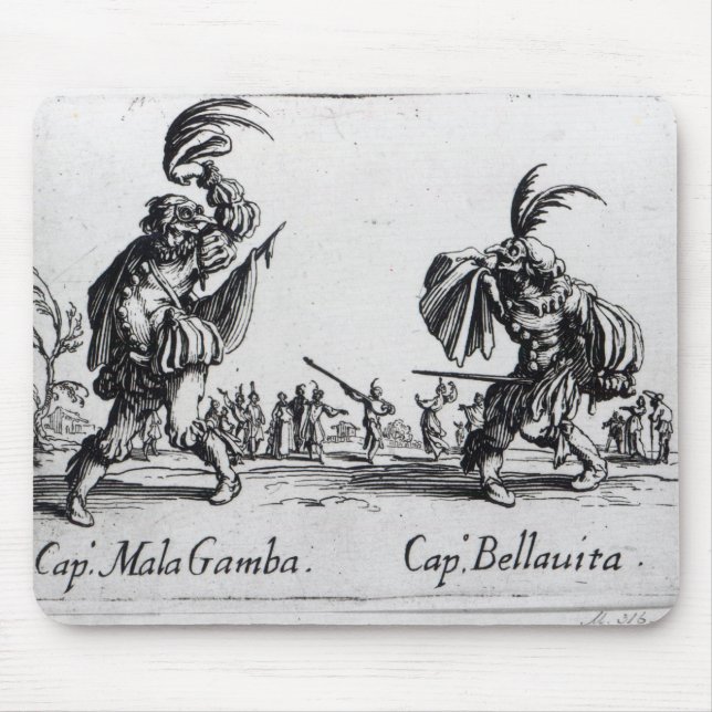 Balli de Sfessania, c.1622 Mousepad (Vorne)