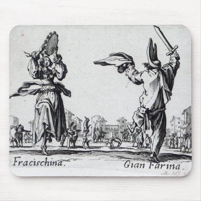 Balli de Sfessania, c.1622 Mousepad (Vorne)