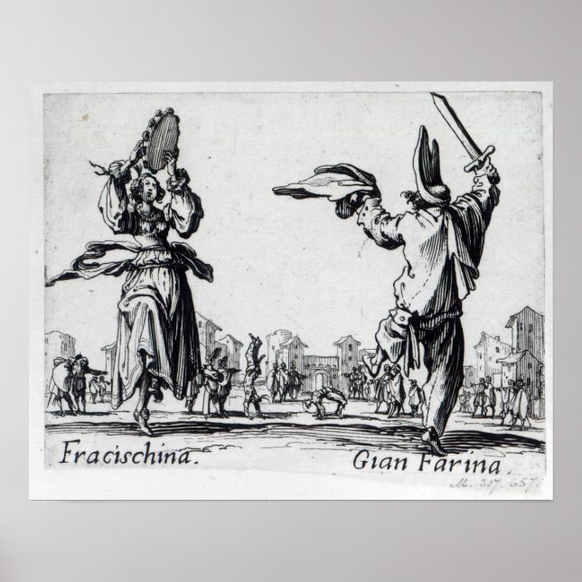 Balli de Sfessania, c.1622 Poster (Vorne)