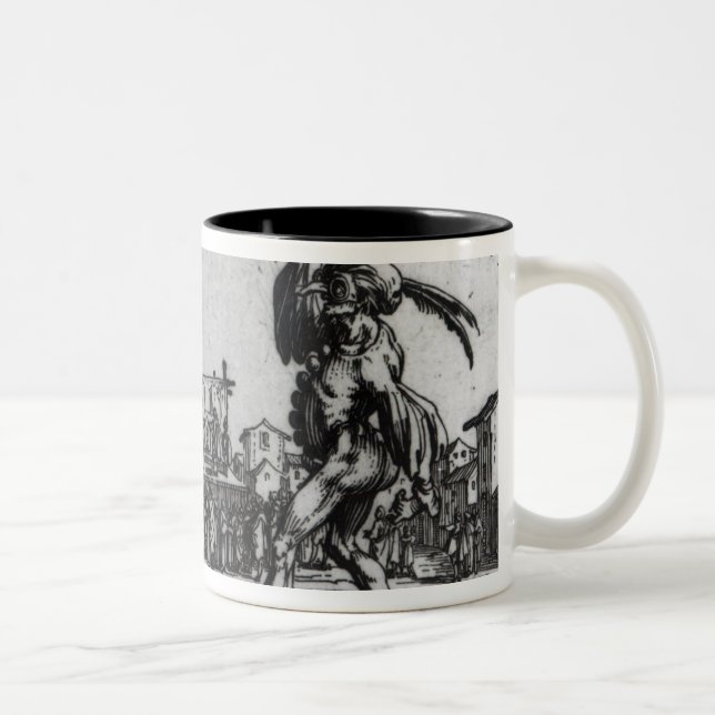 Balli de Sfessania, c.1622 Zweifarbige Tasse (Rechts)