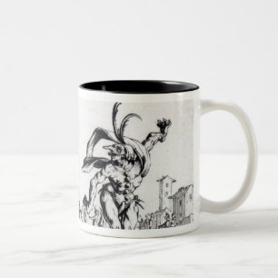 Balli de Sfessania, c.1622 Zweifarbige Tasse