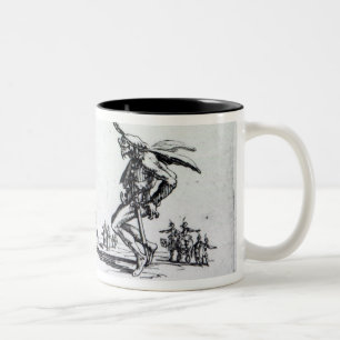 Balli de Sfessania, c.1622 Zweifarbige Tasse