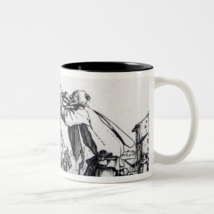 Balli de Sfessania, c.1622 Zweifarbige Tasse