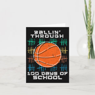 Ballin bis zu 100 Schultage 100. intelligenter Ba Karte