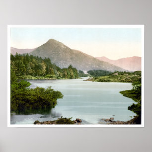 Ballinahinch Co. Galway c1895, Vintage Irland Poster
