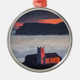 Ballintoy Church, Irland Ornament Aus Metall
