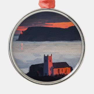 Ballintoy Church, Irland Ornament Aus Metall
