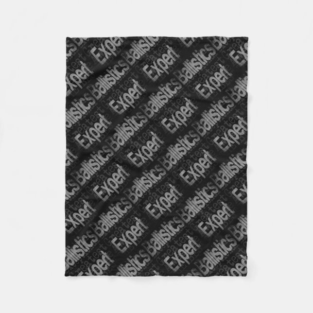 Ballistik Experte Extraordinaire Fleecedecke (Vorderseite)