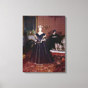 Ballkleid von Mary Todd Lincoln Leinwanddruck