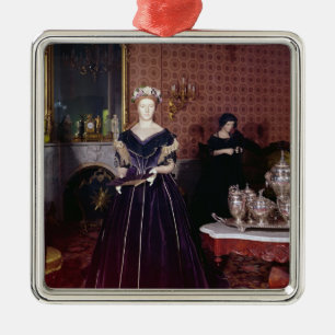 Ballkleid von Mary Todd Lincoln Silbernes Ornament
