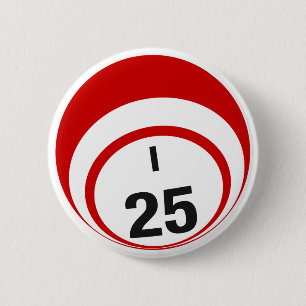 Ballknopf des Bingo-I25 Button