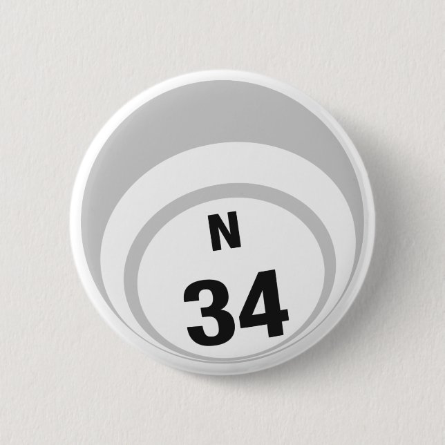 Ballknopf des Bingo-N34 Button (Vorderseite)
