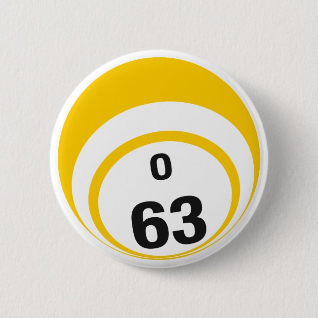 Ballknopf des Bingo-O63 Button (Vorderseite)