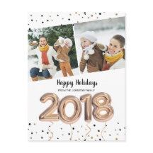 Ballon 2018 | Postkarten | Neujahr