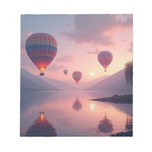 Ballon-Abenteuer-Träume Notizblock