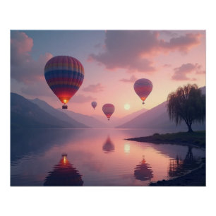 Ballon-Abenteuer-Träume Poster