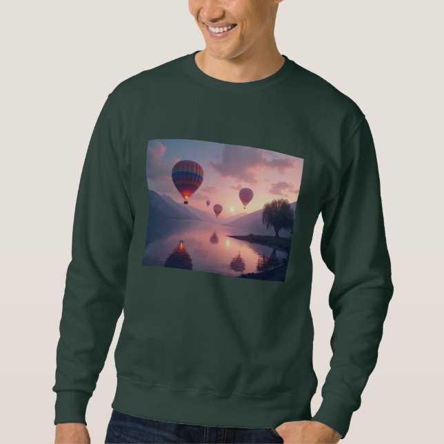 Ballon-Abenteuer-Träume Sweatshirt (Vorderseite)