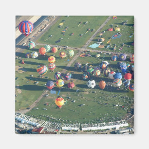 Ballon Albuquerque am Morgen Magnet