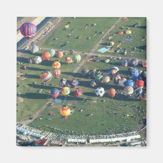 Ballon Albuquerque am Morgen Magnet