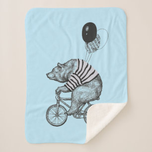 Ballon Bicycle Bear Sherpadecke