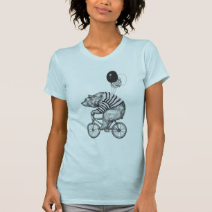 Ballon Bicycle Bear T-Shirt