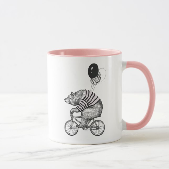 Ballon Bicycle Bear Tasse (Rechts)