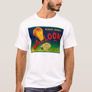 Ballon-Birnen-Kisten-Aufkleber T-Shirt