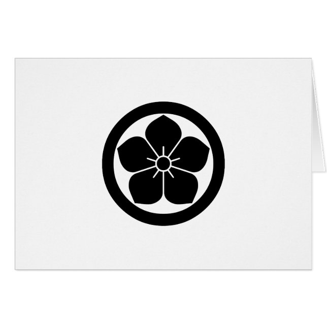 Ballon-Blume im Kreis (Vorderseite (Horizontal))