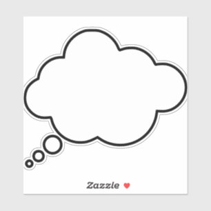 Ballon-Bubble-Sprache Aufkleber